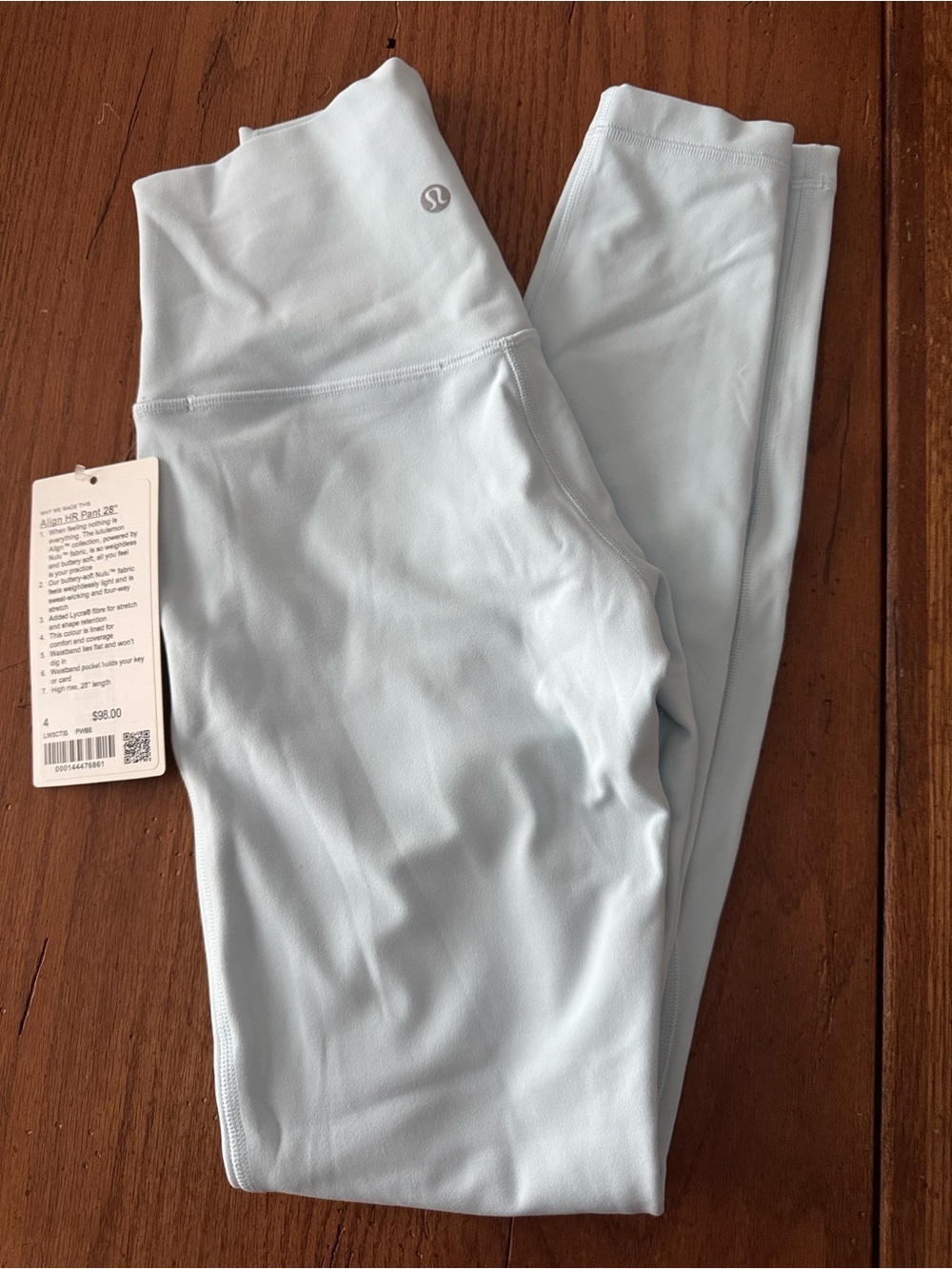 lululemon athletica Pale Blue High-Rise Leggings - Picture 1 of 7